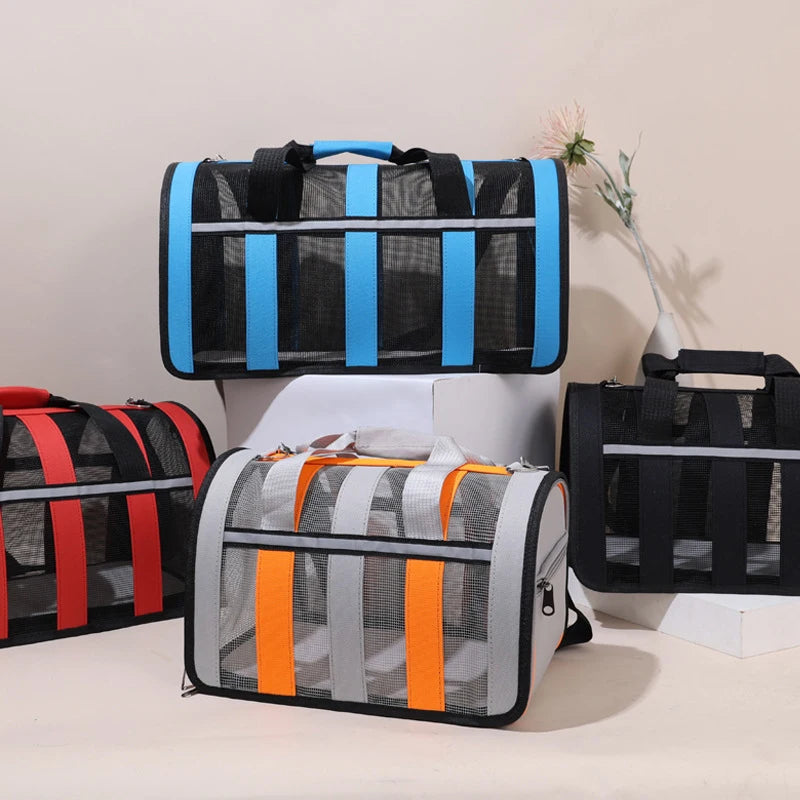 Bolsa de Transporte Respirável para Cães e Gatos