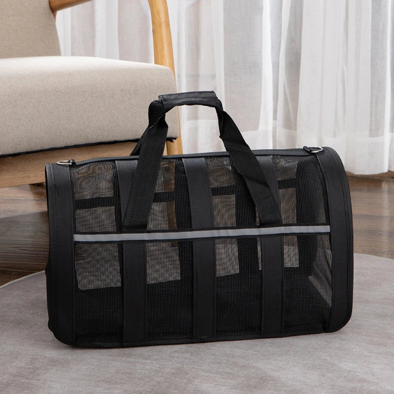 Bolsa de Transporte Respirável para Cães e Gatos