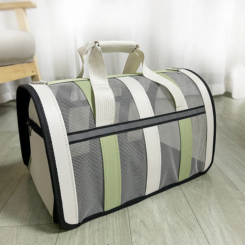 Bolsa de Transporte Respirável para Cães e Gatos