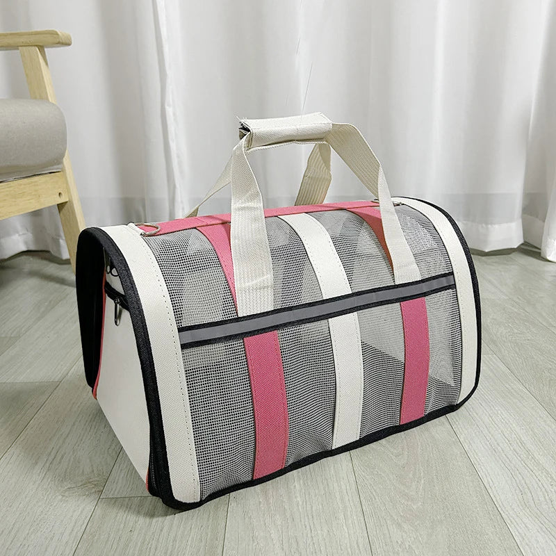 Bolsa de Transporte Respirável para Cães e Gatos