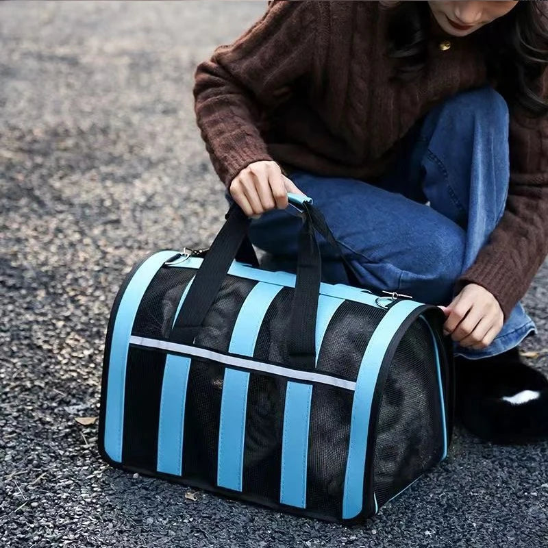 Bolsa de Transporte Respirável para Cães e Gatos