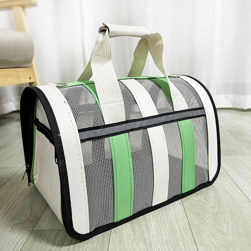 Bolsa de Transporte Respirável para Cães e Gatos
