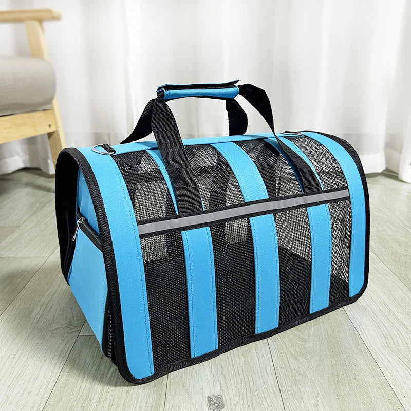 Bolsa de Transporte Respirável para Cães e Gatos